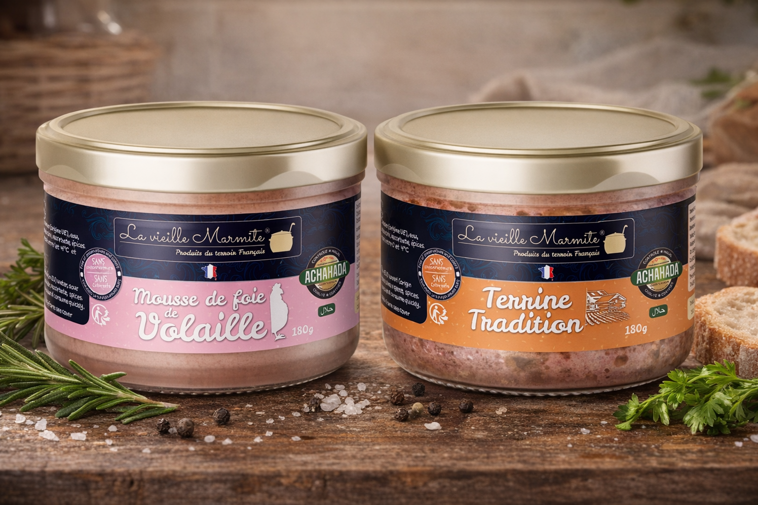 terrine-tradition-mousse-foie-de-volaille-halal-sur-planche